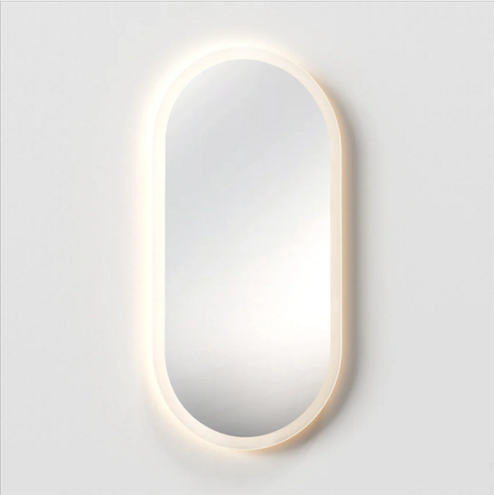 ENE-PL24 -Pill Shaped LED Mirror for Bathroom with Smart Features