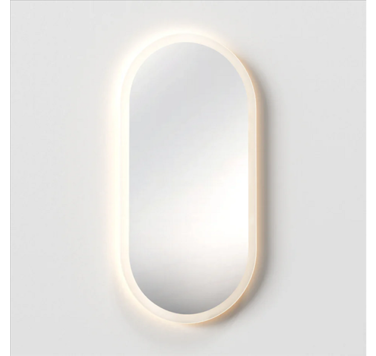 ENE-PL24 -Pill Shaped LED Mirror for Bathroom with Smart Features