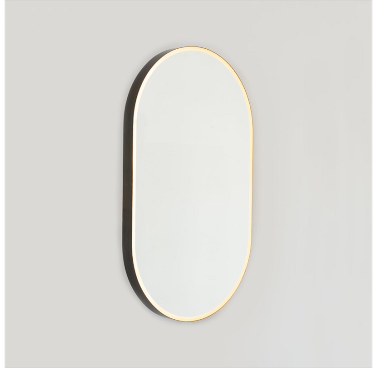 ENE-PL23 -Wholesale Pill Shaped LED Mirror with Adjustable Brightness
