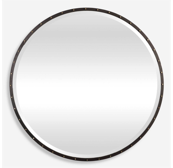 ENE-SFM013 -Round Special Framed Mirror for Salon and Spa Interiors