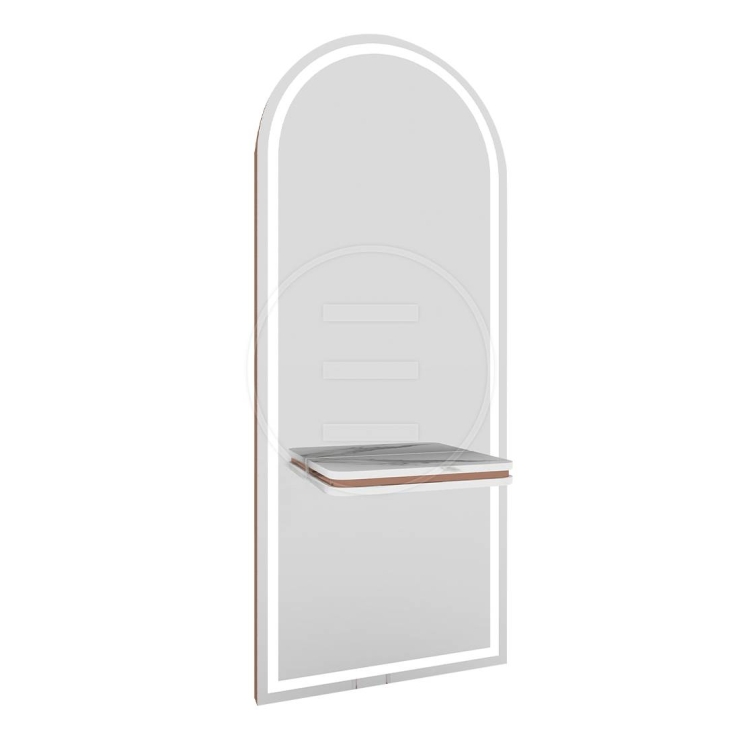 ENE-WMSM054 -Wholesale Wall-Mounted Salon Mirrors for Commercial Use