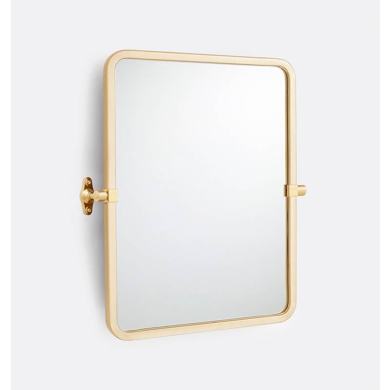 ENE-PFM051 -Pivoting Rectangular Framed Mirror for Office Spaces
