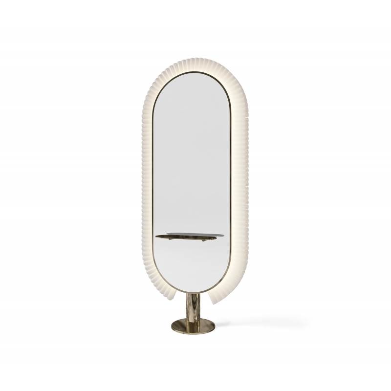 ENE-FSSM09 -Luxury Free-Standing Mirror with High-End LED Features