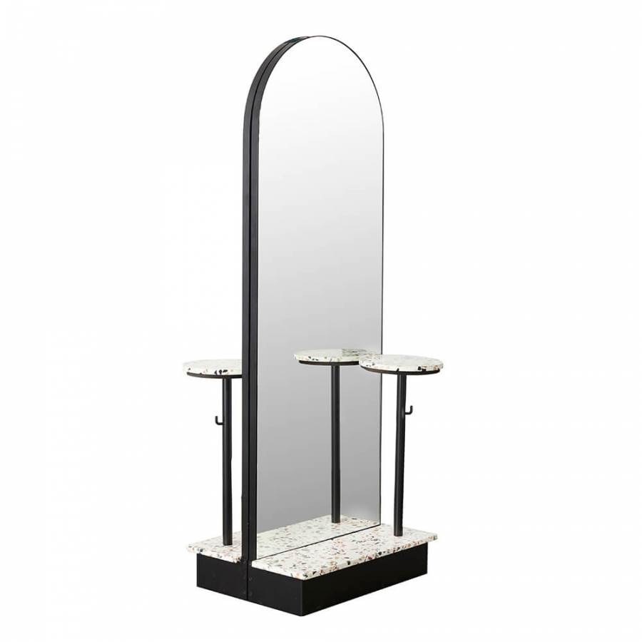 ENE-FSSM047 -Luxury Free-Standing Mirror with High-End LED Features