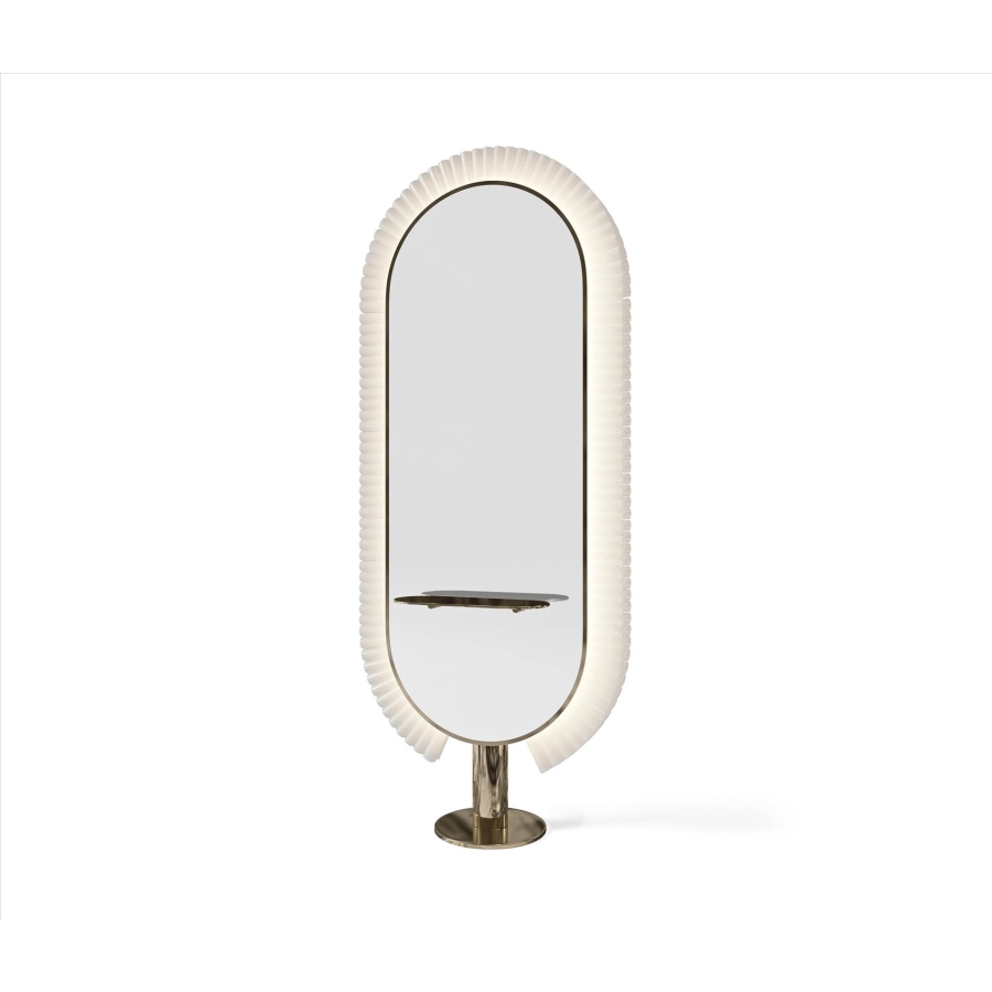 ENE-FSSM09 -Luxury Free-Standing Mirror with High-End LED Features